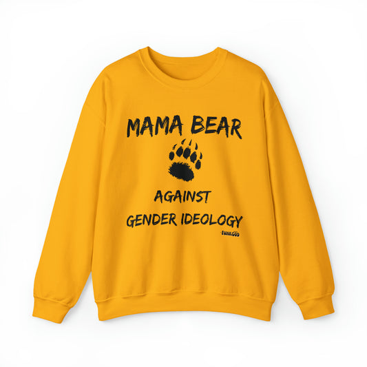 Mama Bear Against Gender Ideology Women's Casual Sweatshirt