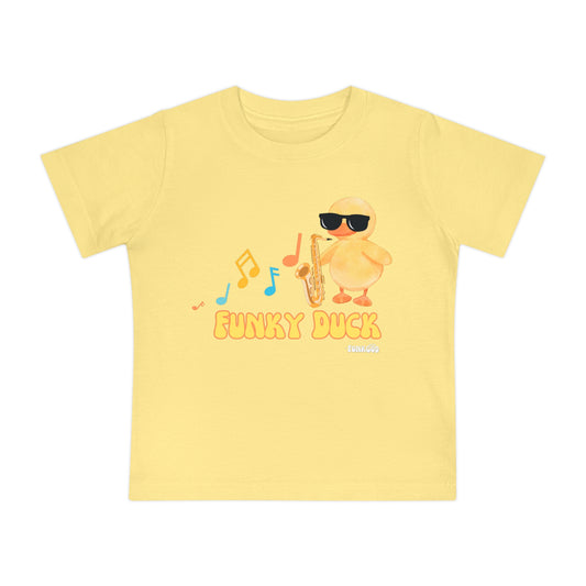 Funky Duck Cute Baby Short Sleeve T-Shirt